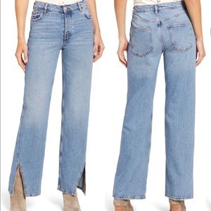 Free People Slit Hem Jeans (NWT) - We The Free